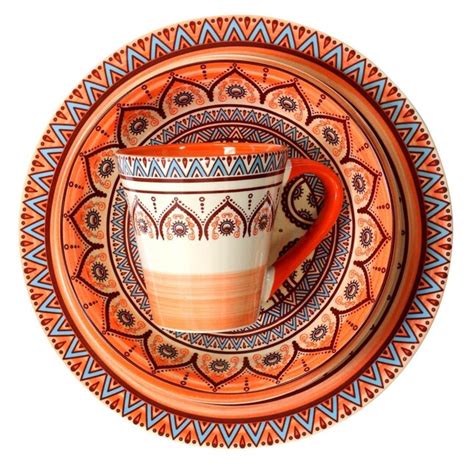 Elama Stoneware Dinnerware in the Dinnerware department at Lowes.com