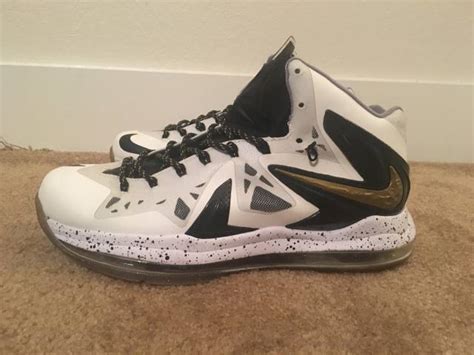 Nike Lebron 10 Elite Ps Playoff White Gold | Kixify Marketplace