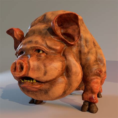 Maya Cartoon-Pig Models | TurboSquid