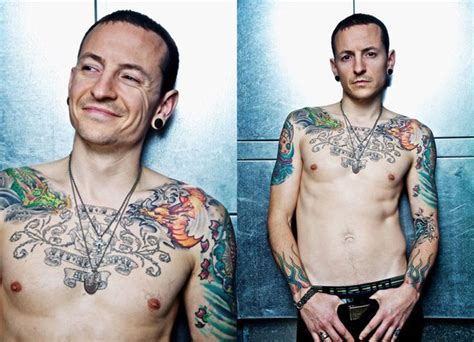 Smiling Chester Bennington tattoo Linkin Park | Best Tattoo Ideas Gallery