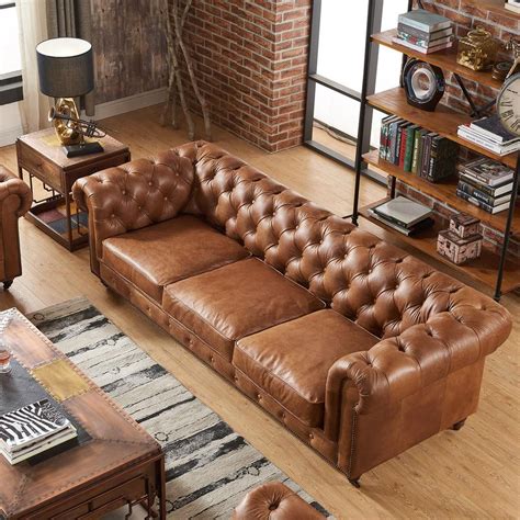 modern living room  leather sofa