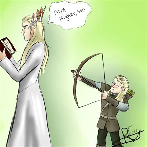 Aim Higher by studdedangel on deviantART | Legolas and thranduil ...