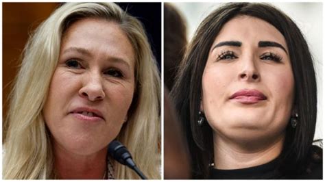 Laura Loomer and Marjorie Taylor Greene in Ugly Spat Over Trump ...