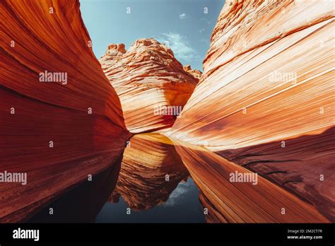 wave arizona vermillion cliffs paria canyon stock photo alamy