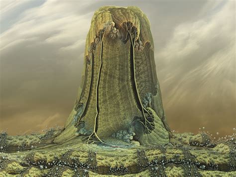 Unnatural natural landscape by ~janhein | Fantasy landscape, Fractals ...