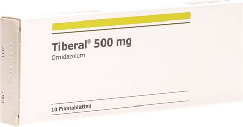 Tiberal Filmtabletten 500mg 10 Stück in der Adler Apotheke