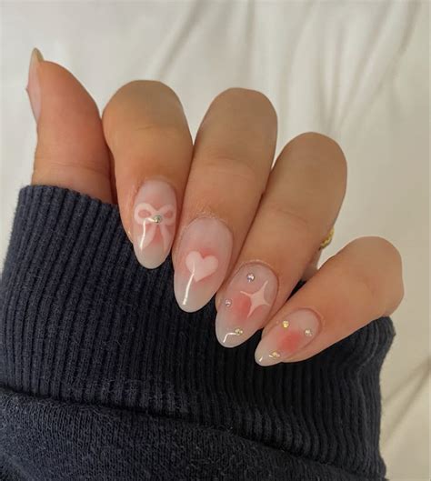 Blush nails | Pink nails, Blush nails, Acrylic nails