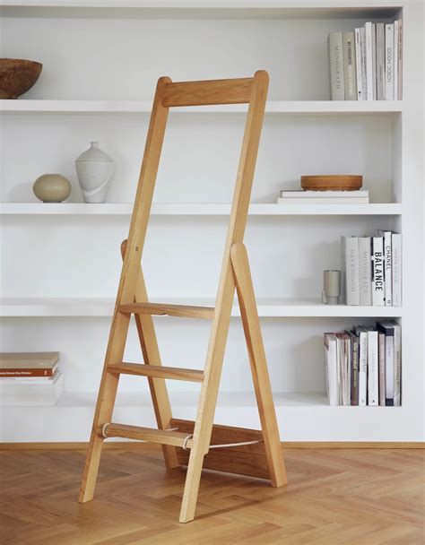 Danish Oak Step Ladder - Stylish & Functional Design