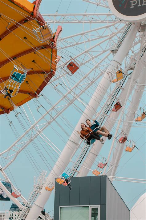 Download Navy Pier Under Wheel Swinger Wallpaper | Wallpapers.com