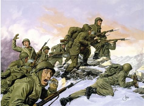 File:US 65th Infantry Regiment.Painting.Korean War.Bayonet charge against Chinese division.jpg