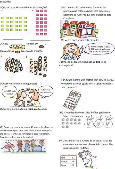 Problemas Com Adição E Subtração - 7