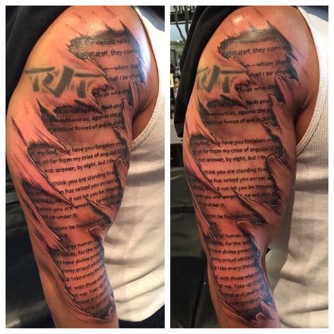 ripped skin tattoo 2