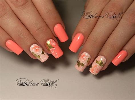 ДИЗАЙН НОГТЕЙ — Алена М. Оренбург | OK.RU | Nail art, Floral nails ...