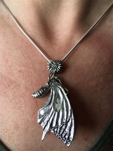 Butterfly Necklace Swallowtail Butterfly Pendant Sterling - Etsy UK