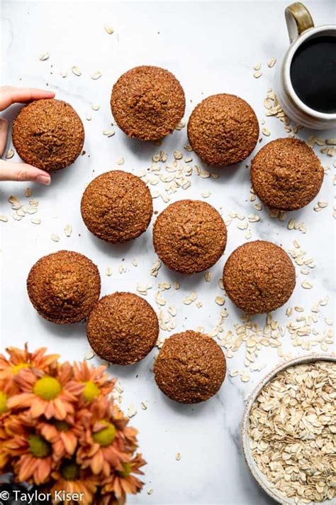 Healthy Oat Bran Muffins | Food Faith Fitness