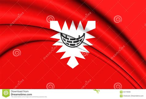 Flag of Kiel, Germany. stock illustration. Illustration of coats - 84179306