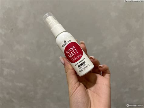 Фиксатор для макияжа Essence Instant Matt Make-up Setting Spray ...