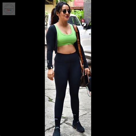 Neha Sharma nipple pokies and cleavage in green gym top : r/nehasharma