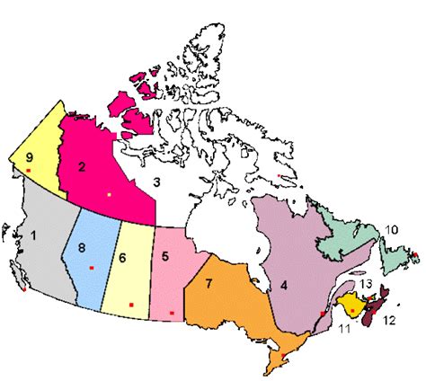 canada blank map