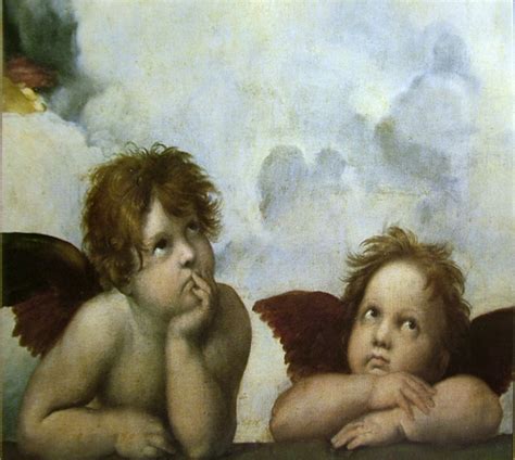 The Sistine Madonna (DETAIL) by Raphael