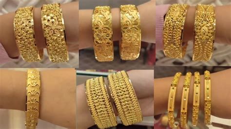 Gold Bangles Latest Gold Bangles Designs 2021 Online/Gold Kada At Best ...