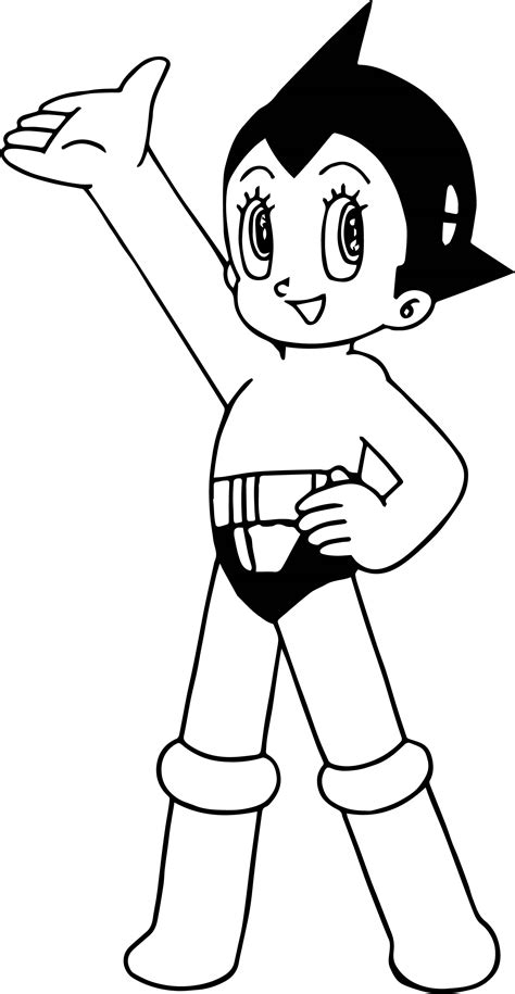 astro boy  coloring page wecoloringpagecom