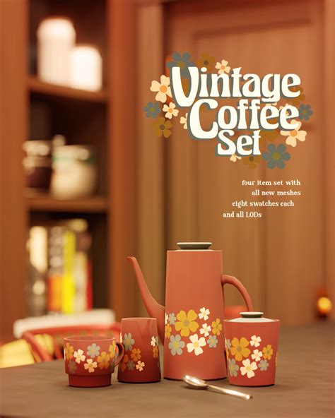 Vintage coffee set – Artofit