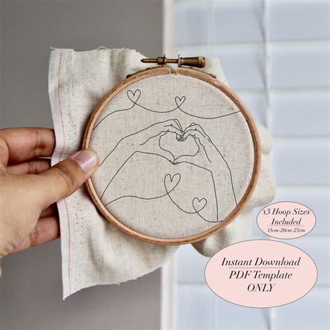 Easy Beginner Embroidery Pattern Digital Download PDF Kit | Beginners ...