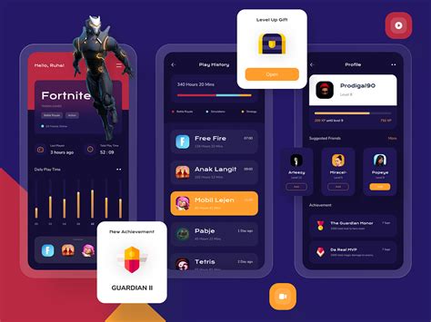 Gaming Profile designs, themes, templates and downloadable graphic elements on Dribbble