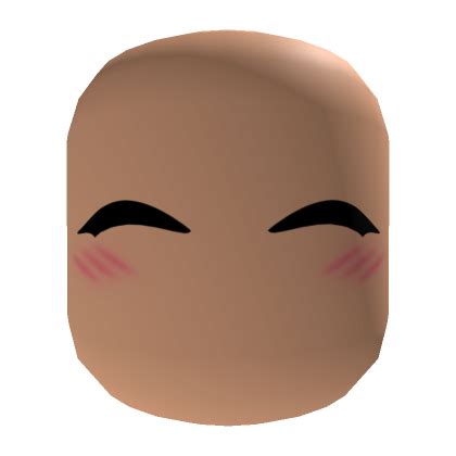 CUTE KAWAII ANIME FACE MASK [Light Skin Tone]'s Code & Price - RblxTrade