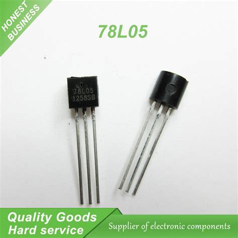 200pcs 78L05 L78L05 Voltage Regulators 5.0V 0.1A Positive TO 92 new ...
