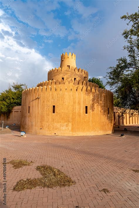 Tower and street of Al Jahili Fort Stock Photo | Adobe Stock