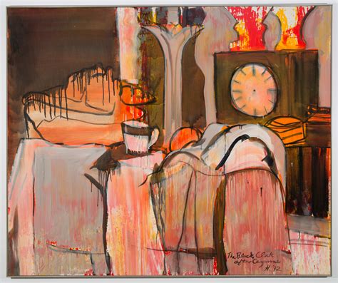 grace hartigan black clock  cezanne  aca galleries