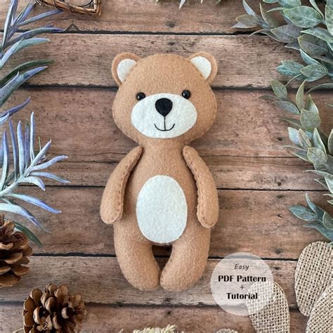 Felt Bear - Etsy