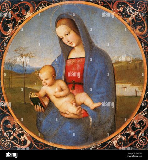 Madonna and Child - by Raphael, 1504 Stock Photo - Alamy