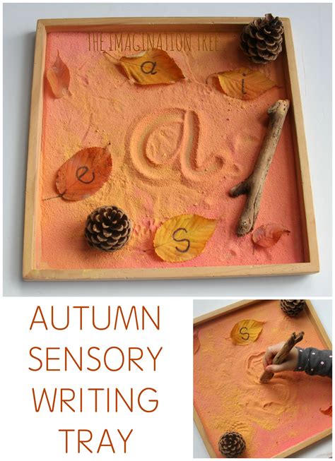 Fall-Themed Sensory Writing Tray - Spark Imagination!