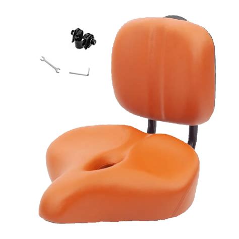 kesoto Bike Seat with Backrest Electric Bike Saddle Exercise Bike