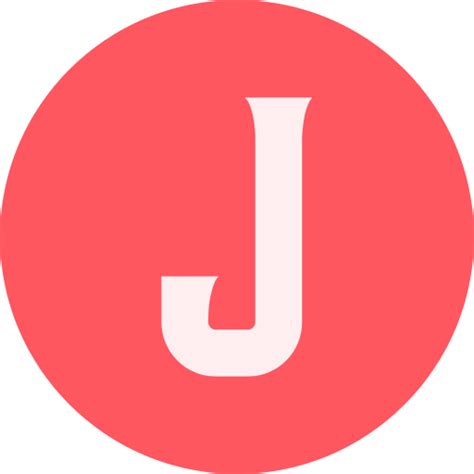 Letter j Generic color fill icon
