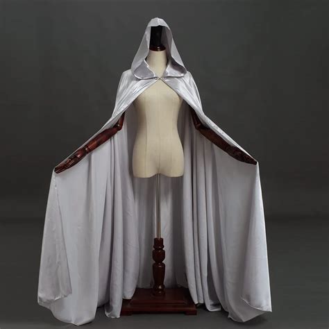 satin medieval hooded cape cloak  colors queerks