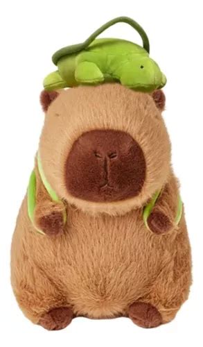 Capivara Urso Pelúcia Bichos Mochila Tartaruga Realista Fofa ...