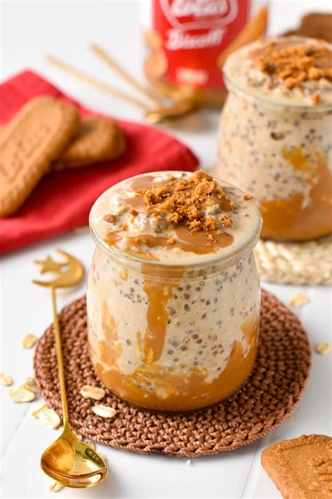 Biscoff Overnight Oats - The Conscious Plant Kitchen