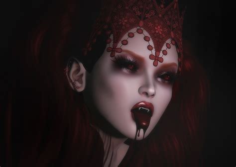vampires face tattoos women fantasy girl artwork tattoo blood fantasy