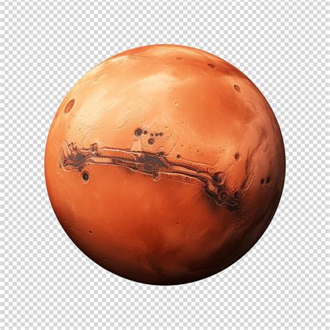 Premium PSD | Mercury planet isolated on transparent background