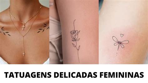 O Que Significa Delicada - TATUAGEM FEMININA DELICADA: Confira mais de 50 tatuagens delicadas para ...