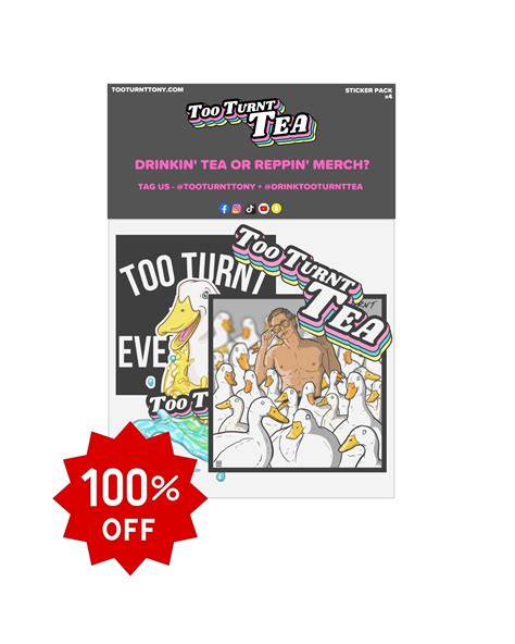 Sticker Pack – TOOTURNTTONY