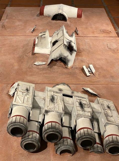 Star Wars Legion terrain. Built from scratch. | Star wars figurines ...