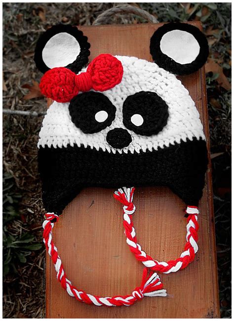 Baby Crochet Panda Bear Hat Photo PropBaby by TreasuredBabyCrochet ...