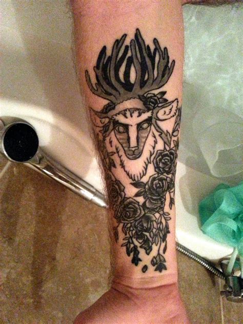 Forest Spirit from Princess Mononoke by Cal Jenx at Black Anchor Tattoo, Sheffield, UK. : tattoos