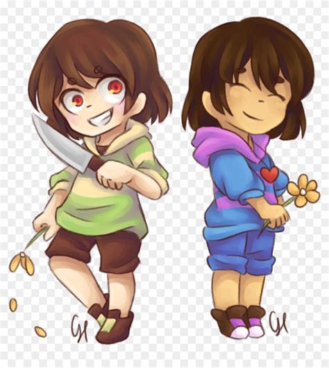 Frisk And Chara By Cairolingh - Undertale Frisk And Chara - Free ...