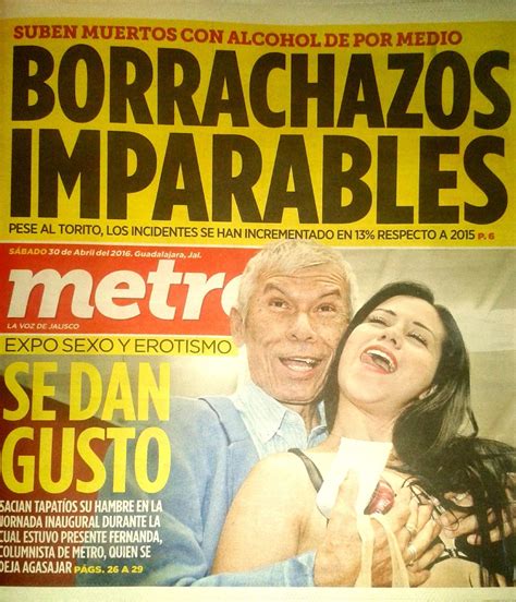 sexporte en guanatos: Exposexo 2016 GDL Periodico Metro 30 de 2016